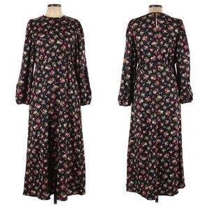 ALY DALY Cottage Prairie Rose Floral Maxi Dress L